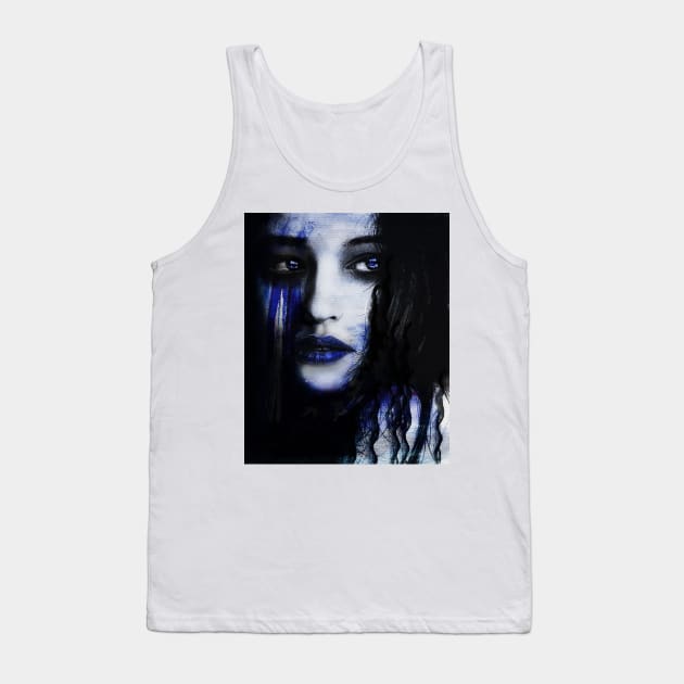 Only Blue Will Do Tank Top by dodiarty